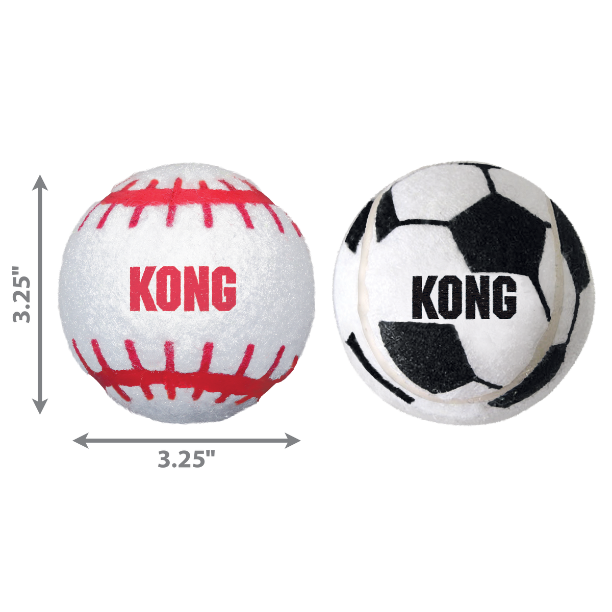 KONG - SPORT BALLS 2-PK - Southern Agriculture 