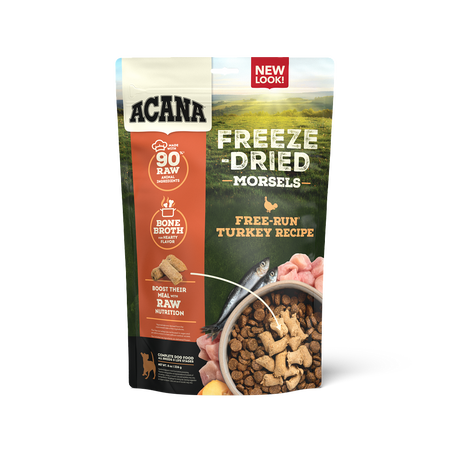 Champion Petfoods, Acana - All Dog Breeds, All Life Stages Freeze-Dried Food, Turkey Recipe, Morsels - Southern Agriculture 