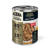 Champion Petfoods, Acana - All Dog Breeds, All Life Stages Premium Chunks, Duck Recipe in Bone Broth - Southern Agriculture 