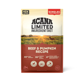 Champion Petfoods Acana Singles - All Dog Breeds, All Life Stages Singles, Beef & Pumpkin Recipe - Southern Agriculture 