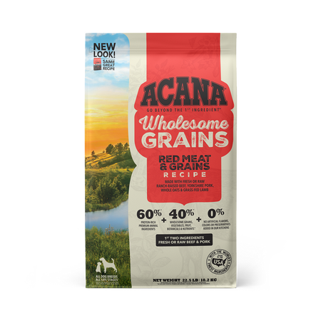 Champion Petfoods Acana - All Life Stages, Wholesome Grains Red Meat & Grains Recipe Dry Dog Food - Southern Agriculture 