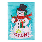 Evergreen Enterprises - Flag Heartfelt Cheer Snowman