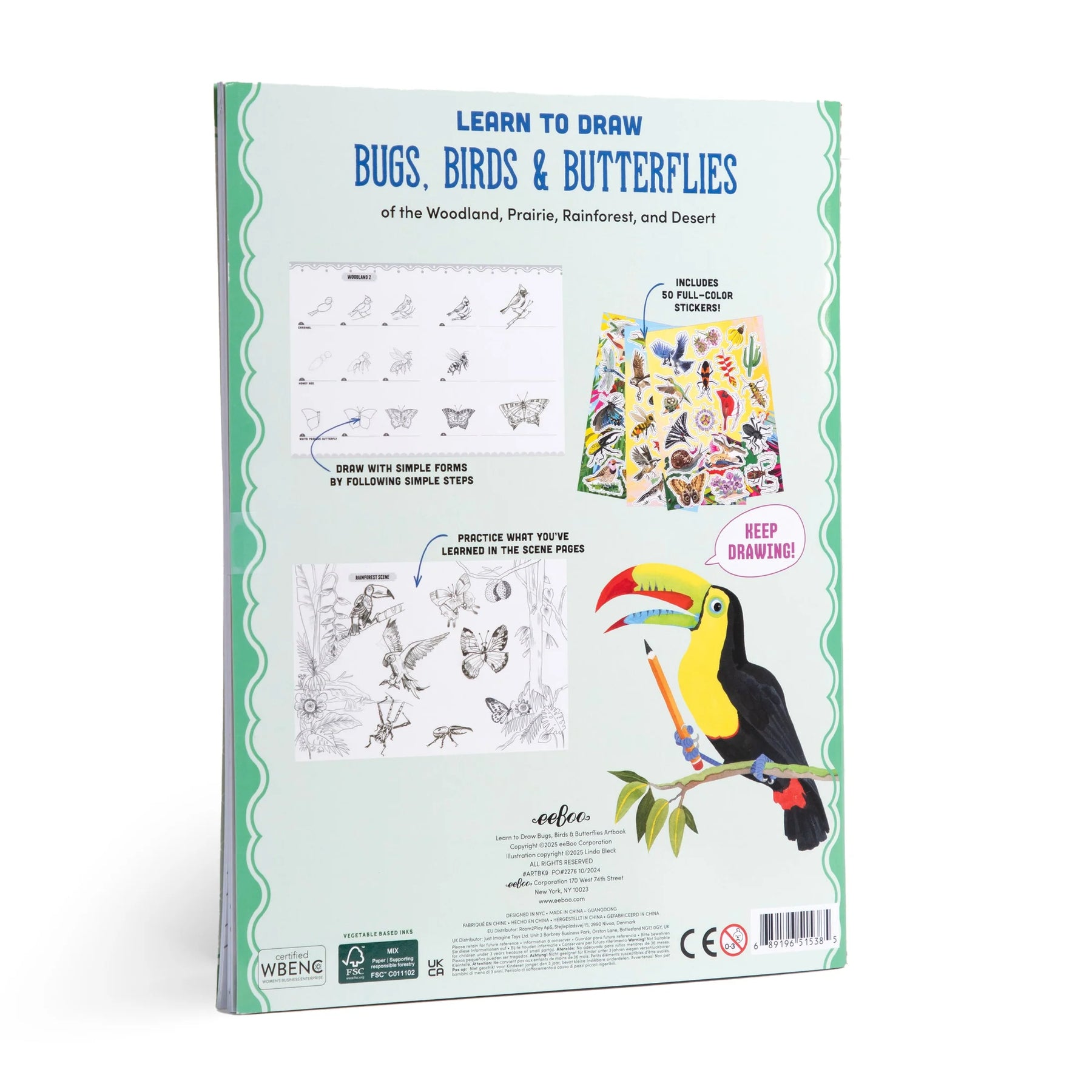 eeBoo - Learn to Draw Bugs, Birds & Butterflies