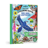 eeBoo - Coloring Book FoldOut - Bugs, Birds, & Butterflies