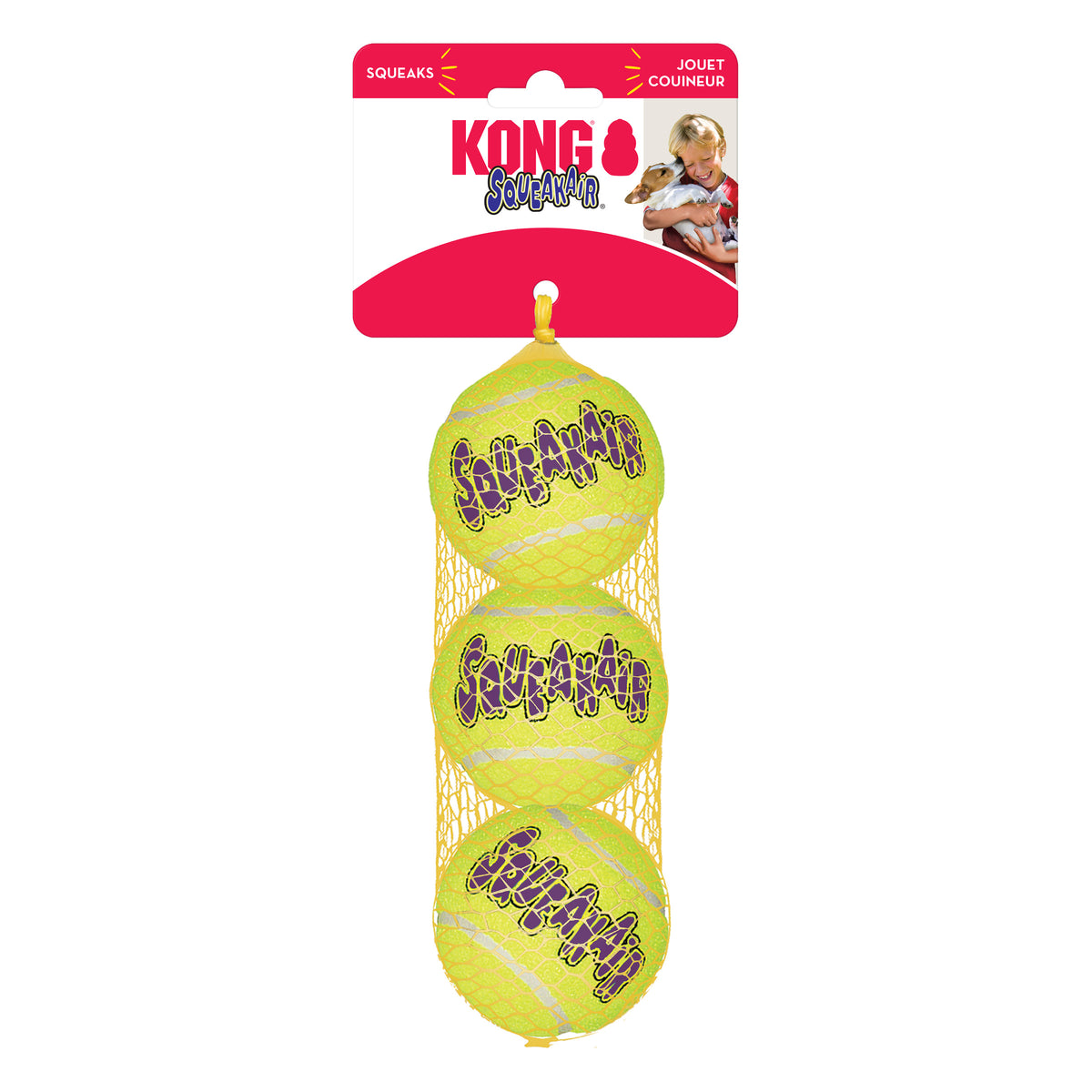 KONG - SQUEAKAIR BALLS 3PK Medium - Southern Agriculture 