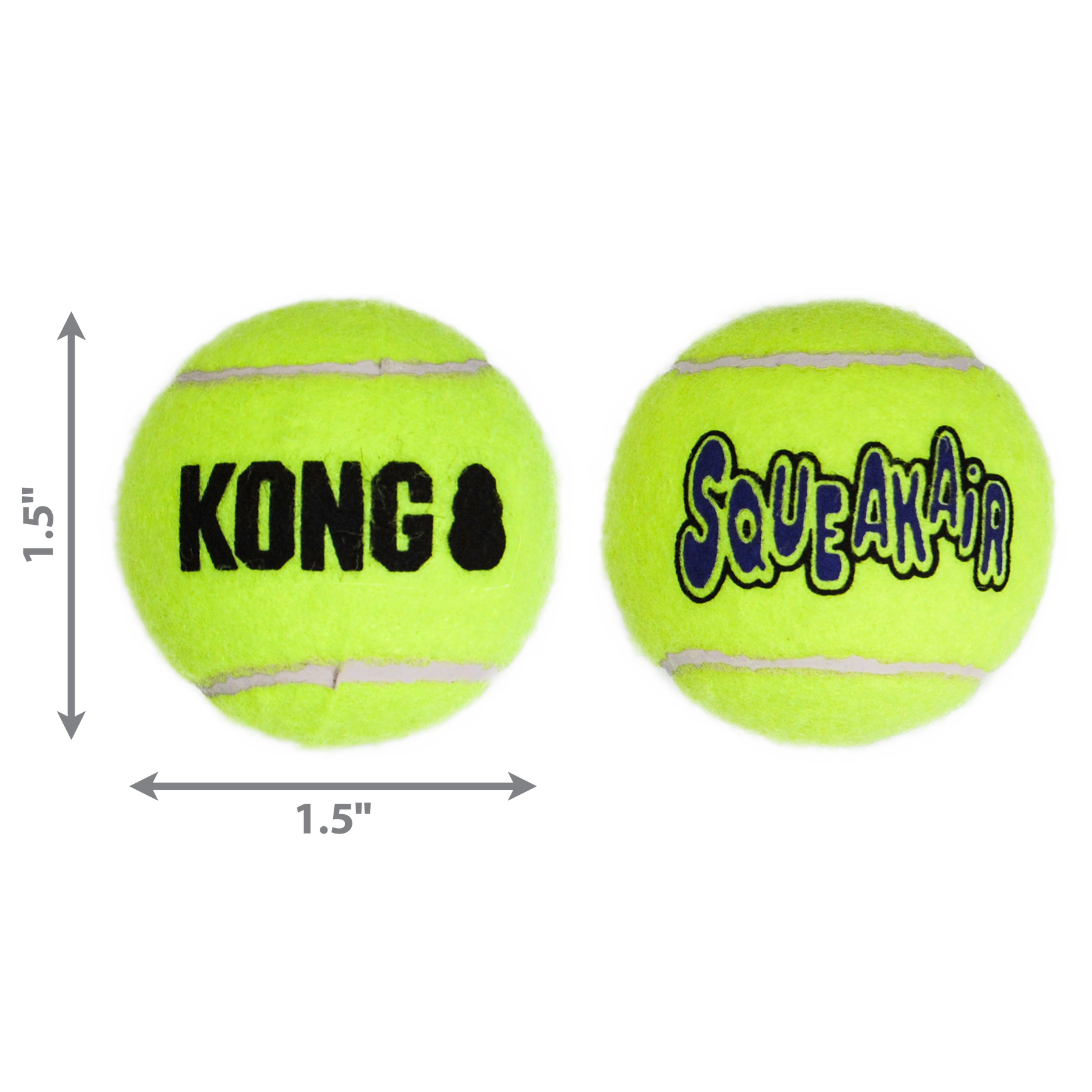 KONG - SQUEAKAIR BALLS 3PK XSmall - Southern Agriculture 