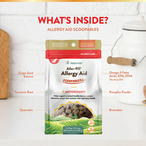 NaturVet - Scoopables Aller-911 Allergy Aid Antioxidants Dogs