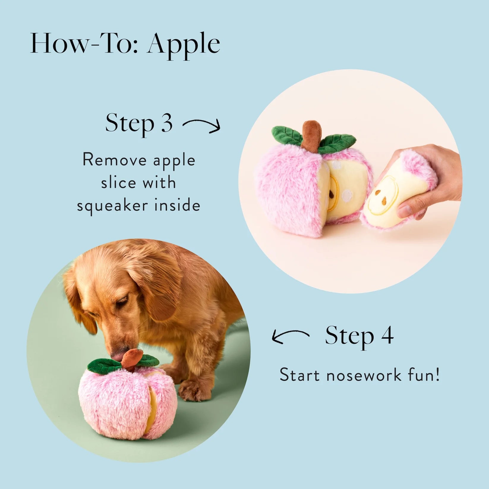 The Foggy Dog - Dog Toy Apple Interactive Snuffle