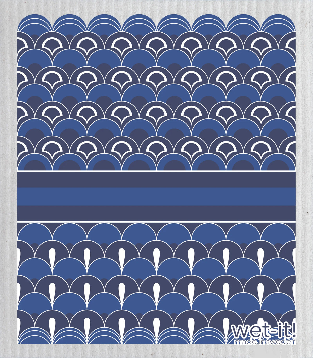 Wet-it! - Arch Blue Chinoiserie Swedish Cloth