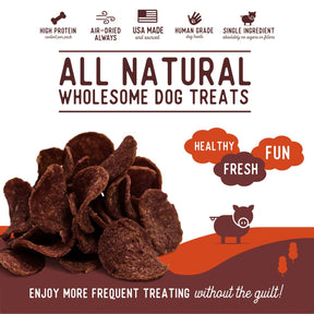Beg & Barker - Pork Heart Chips Dog Treats 3.5 ounces