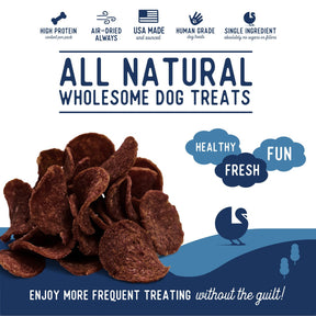 Beg & Barker - Turkey Gizzard Chips Dog Treats 3.5 ounces