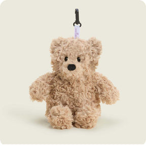Warmies Bag Charm Bear Brown