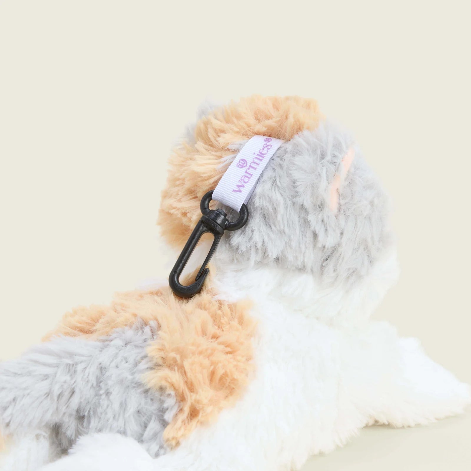 Warmies Bag Charm Calico Cat