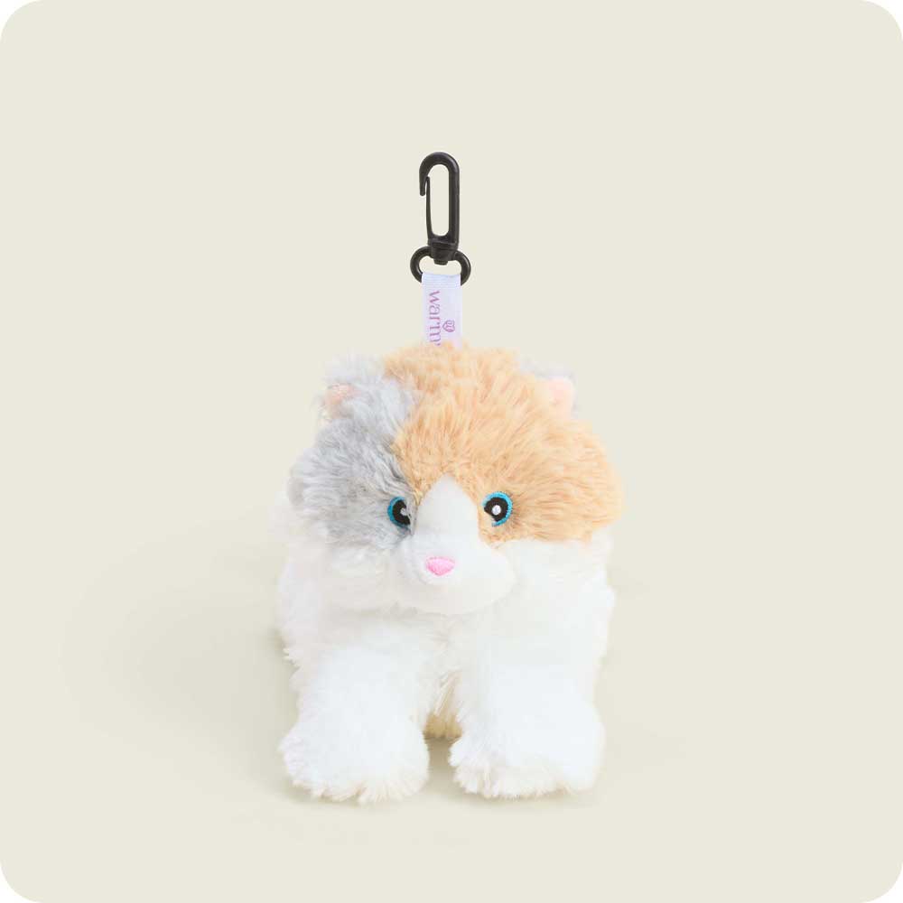 Warmies Bag Charm Calico Cat