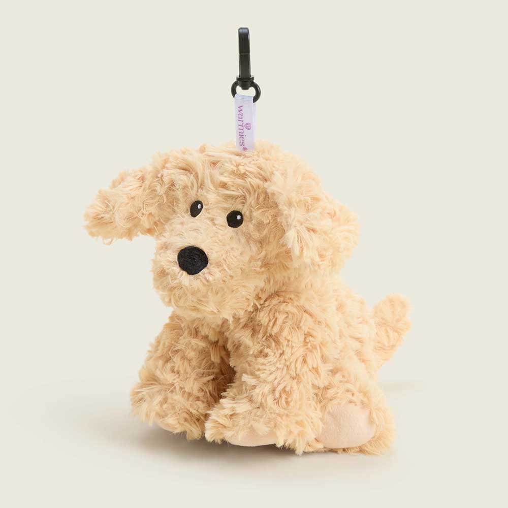 Warmies Bag Charm Golden Dog