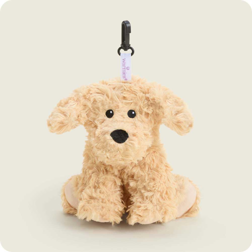 Warmies Bag Charm Golden Dog