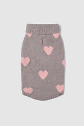 Barefoot Dreams - CozyChic Heart Print Pet Sweater