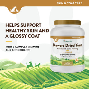 NaturVet - Brewer's Yeast & Garlic Powder by NaturVet