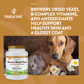 NaturVet - Brewer's Yeast & Garlic Powder by NaturVet