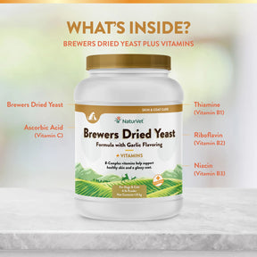 NaturVet - Brewer's Yeast & Garlic Powder by NaturVet