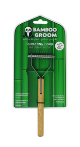 Bamboo Groom - Dematting Comb With 10 Stainless Steel Teeth - Southern Agriculture 