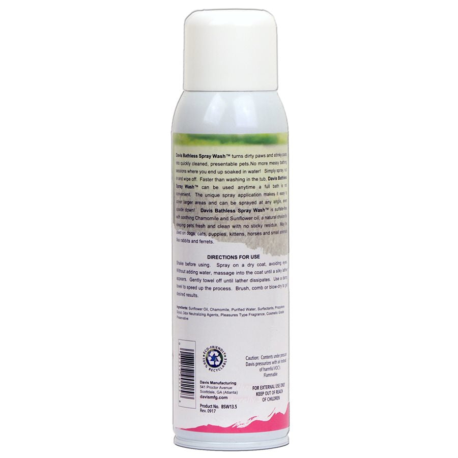 Davis Manufacturing - Bathless Spray Wash