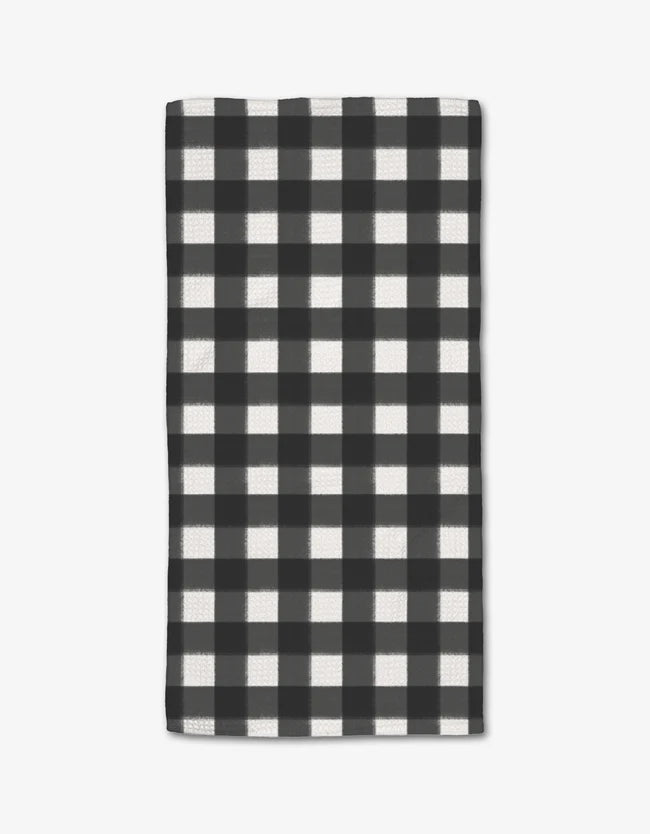 Geometry - Bar Towel Coal Stripes