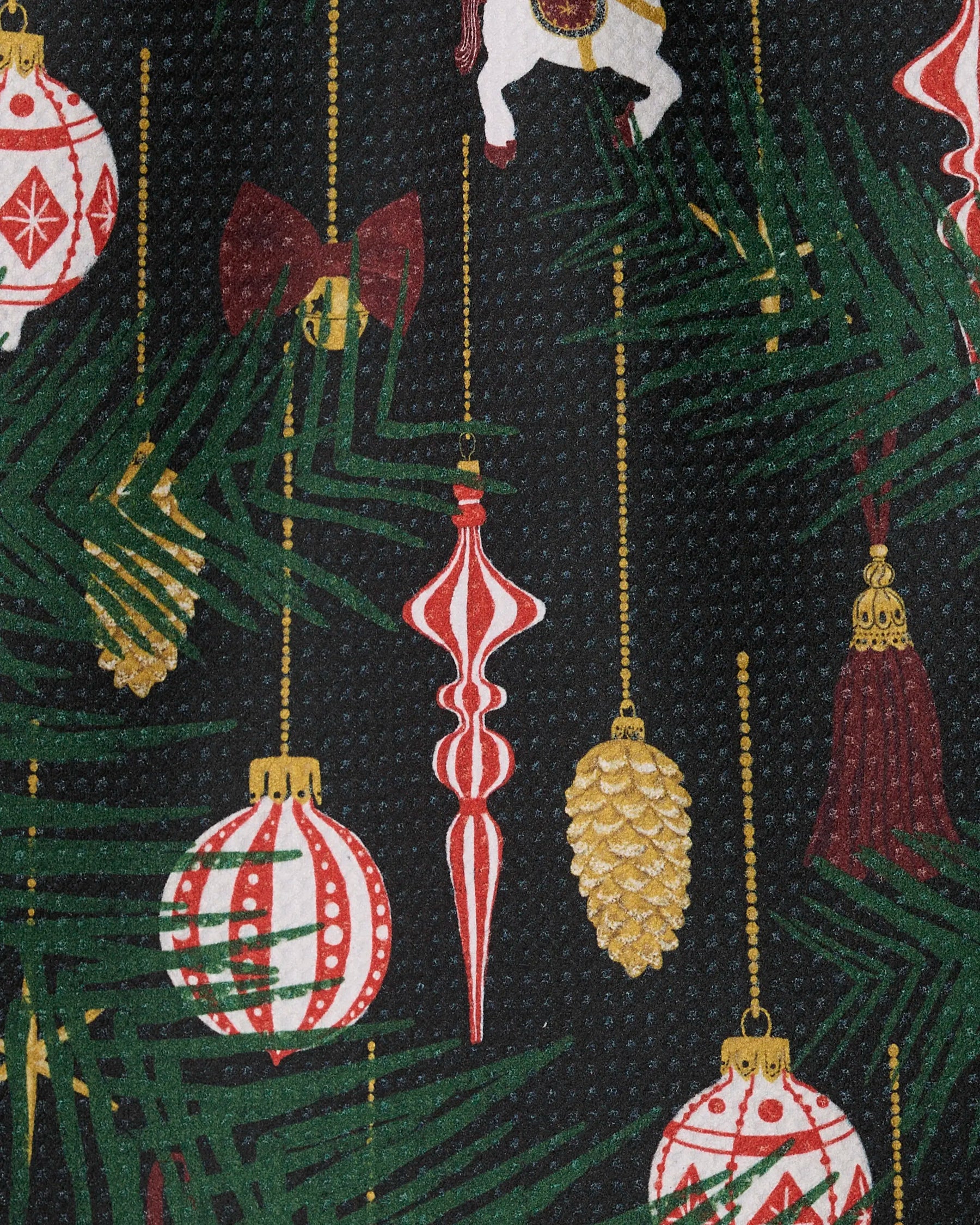 Geometry - Bar Towel Keepsake Ornaments
