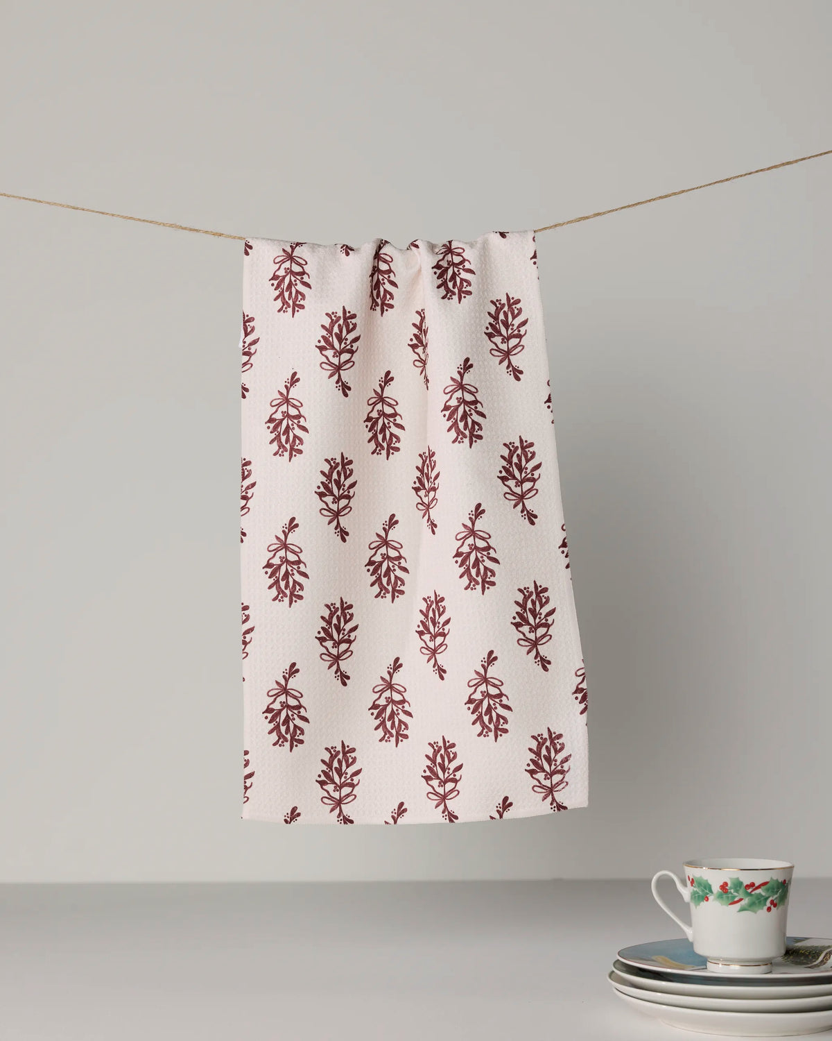 Geometry - Bar Towel Mistletoe Sprigs