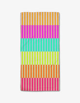 Geometry - Bar Towel Neon Nights