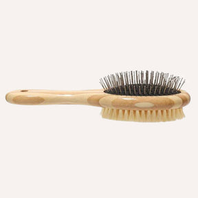 Tilley + Me - Bamboo Two-Sided Bristle and Wire Pet Brush