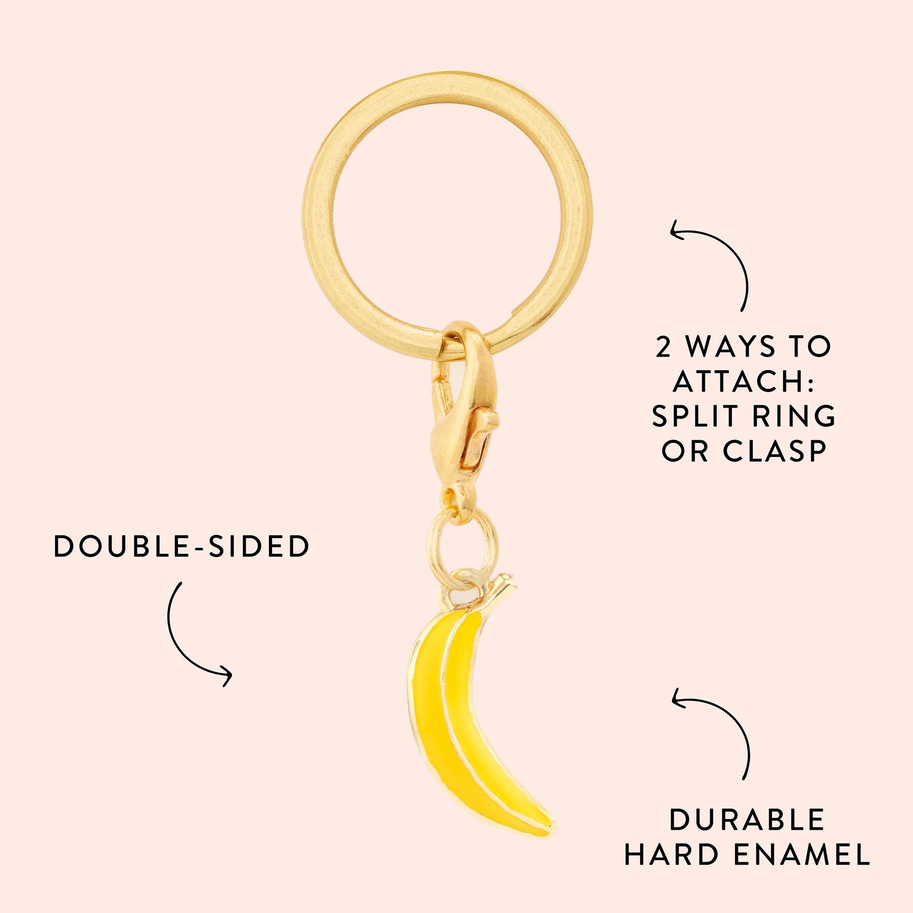 The Foggy Dog - Collar Charm Banana