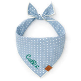 The Foggy Dog - Bandana Dog Chambray Dots - Southern Agriculture 