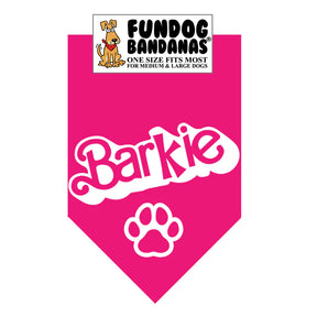 FunDog Bandanas - Dog Bandana Barkie (Barbie)