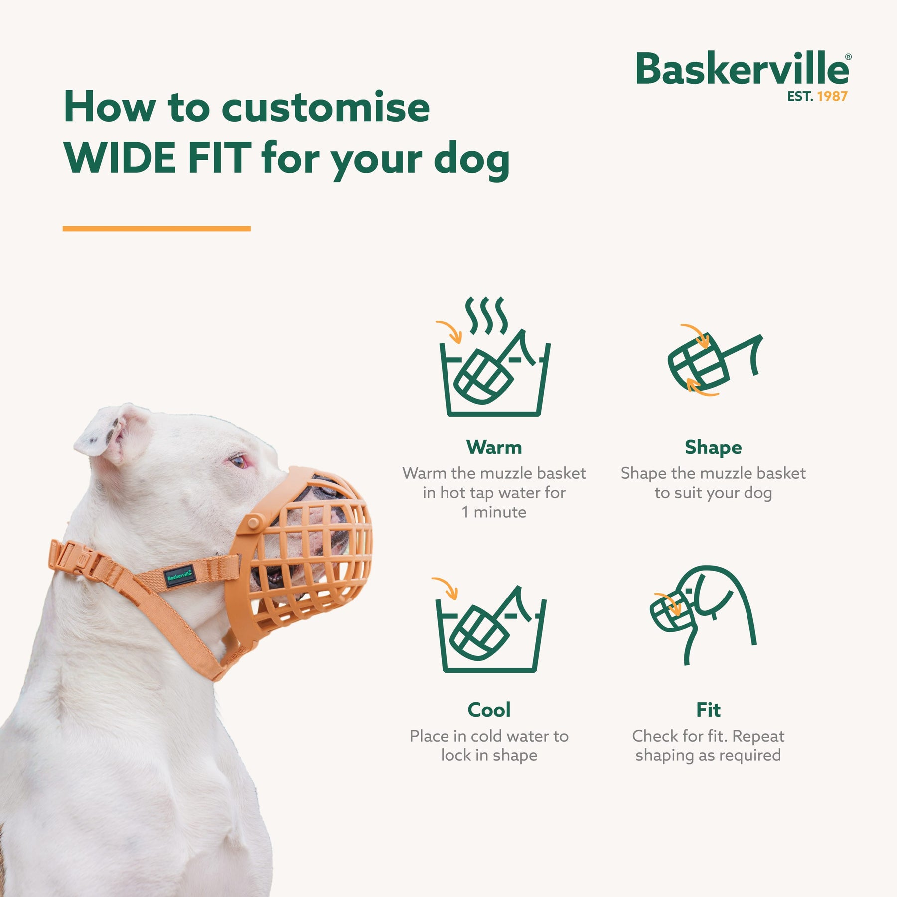 Company Of Animals - Muzzle Baskerville Wide Fit
