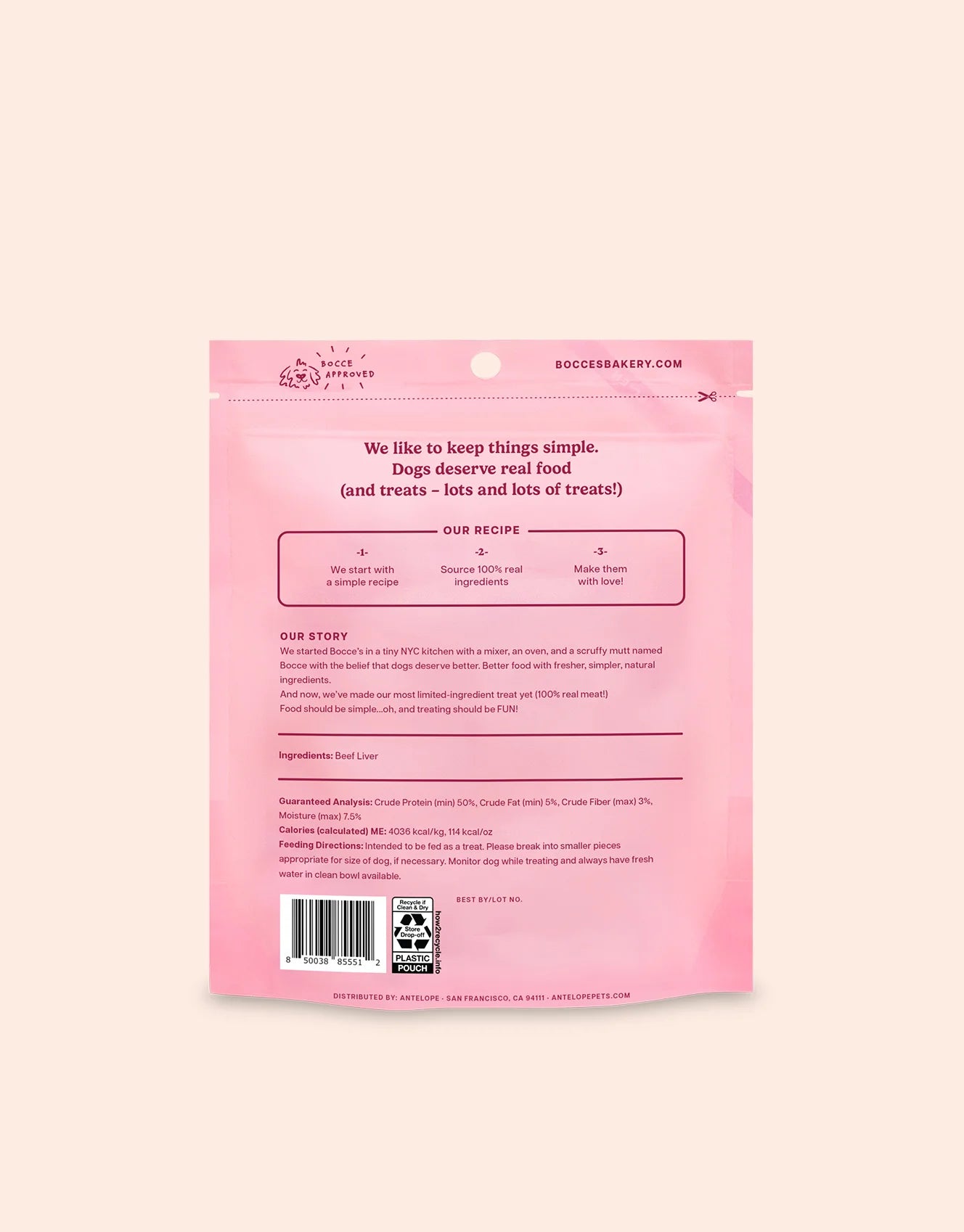 Bocce's Bakery - Beef Liver, Freeze-Dried - Southern Agriculture 