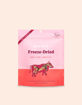 Bocce's Bakery - Beef Liver, Freeze-Dried - Southern Agriculture 