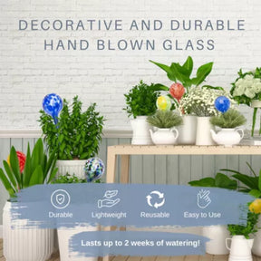 123 Creations - Globes Self Watering Indoor/Outdoor Large Glass