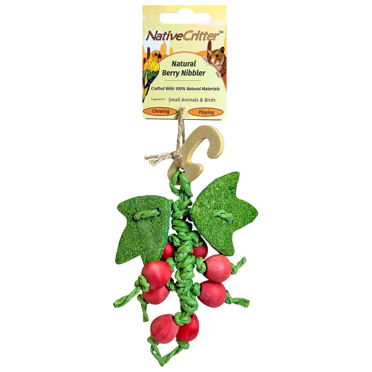 Exotic Nutrition - Berry Nibbler Hanging Chew Toy - Southern Agriculture 