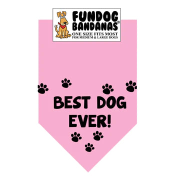 FunDog Bandanas - Dog Bandana Best Dog Ever