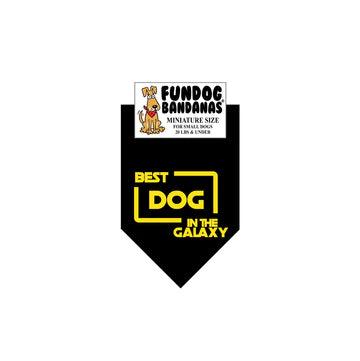 FunDog Bandanas - Dog Bandana Best Dog in the Galaxy