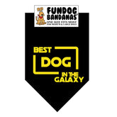 FunDog Bandanas - Dog Bandana Best Dog in the Galaxy
