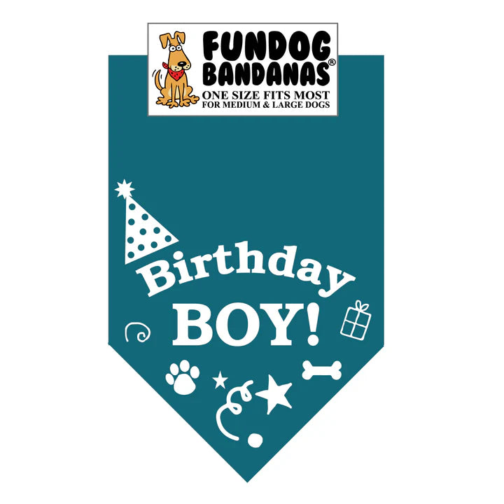 FunDog Bandanas - Dog Bandana Birthday Boy