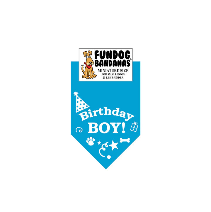FunDog Bandanas - Dog Bandana Birthday Boy