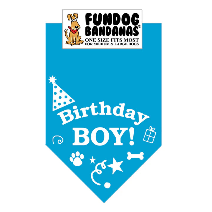 FunDog Bandanas - Dog Bandana Birthday Boy