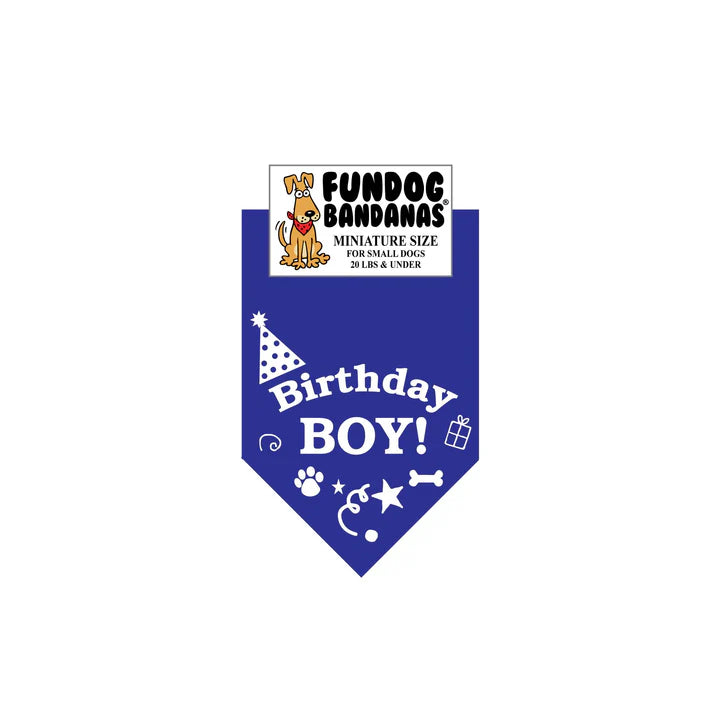 FunDog Bandanas - Dog Bandana Birthday Boy