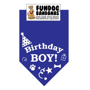 FunDog Bandanas - Dog Bandana Birthday Boy