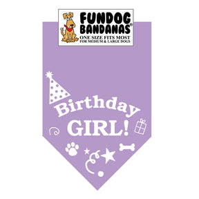 FunDog Bandanas - Dog Bandana Birthday Girl