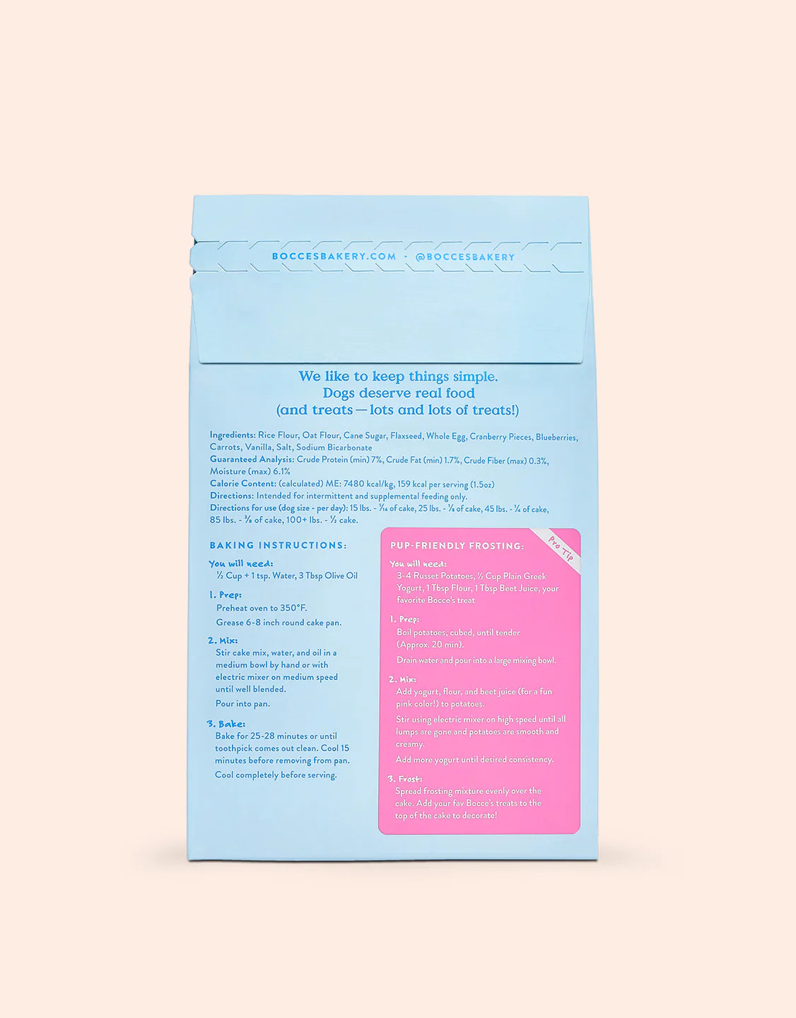 Bocce's Bakery - Birthday Cake Mix for Dogs