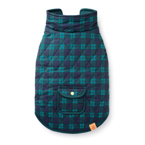 The Foggy Dog - Dog Jacket Black Watch Plaid Reversible